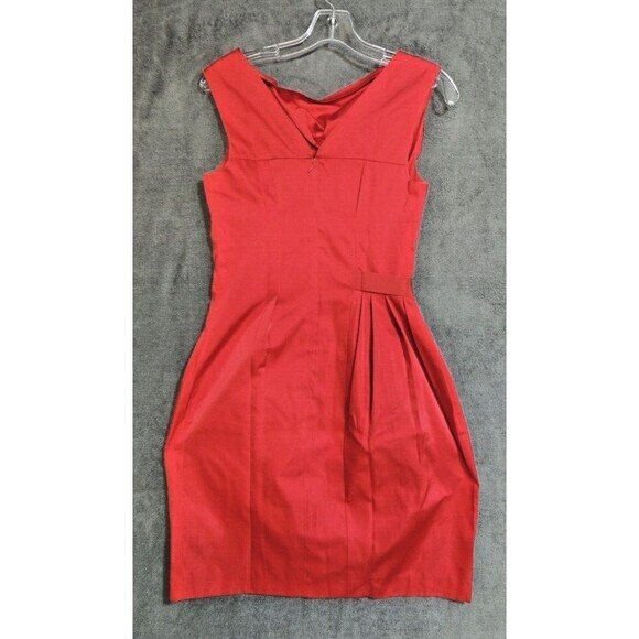Nina Ricci 2013 RTW Runway Red Sleeveless Valentine Mini Dress Sz. FR38 US6-8 - Picture 7 of 13